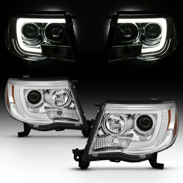 05-11 TOYOTA TACOMA HALO DRL LED PROJECTOR HEADLIGHT CHROME 06 07 08 09 10 TRUCK 05-11 TOYOTA TACOMA HALO DRL LED PROJECTOR HEADLIGHT CHROME 06 07 08 09 10 TRUCK